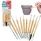 21 Tip Double Sided, 11-Piece Tool Beginner's Clay Sculpting Set, Clay, Wood Carving, Ceramic Art Project Accessory for School, Classrooms, Kids/Adults, Birthday Gift, Craft Activity